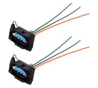 OTOTEC Lot de 2 bobines d'allumage à 3 broches 89FG14A464HCB compatibles avec Ford Focus Zetec Duratec avec fil de 20 cm