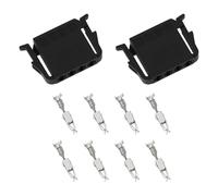 OTOTEC Lot de 2 Boîtiers de Prise 4 Broches 4D0972704 DJ7049B-2.8-21 Compatible avec VW