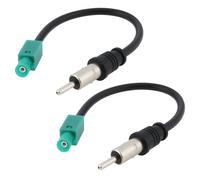 OTOTEC Lot de 2 Câbles d'antenne Radio Fakra Mâle vers DIN Mâle Compatible avec Ford Et Compatible avec BMW