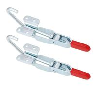 OTOTEC Lot de 2 colliers de serrage à bascule en J Capacité 170 kg 143 x 49 mm Fixation rapide pour équipement mécanique