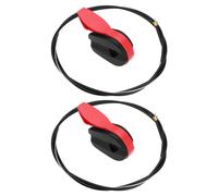 OTOTEC Lot de 2 commutateurs de commande pour tondeuse à gazon - Commutateurs de câble d'accélérateur avec câble pour tondeuse à gazon manuelle de jardin