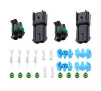 OTOTEC Lot de 2 Connecteurs Automobiles 2 Voies Metri-Pack Scellés Série 280 30 A pour La Plupart des Véhicules Marins Tout-Terrain Agricoles sous Le Capot avec Terminal étanche