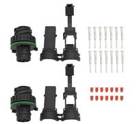 OTOTEC Lot de 2 Connecteurs Mâles de Feu Arrière de Voiture à 6/7 Broches Kit de Réparation de Prise de Feu Arrière à Verrouillage par Rotation Compatible avec Fiat Et Ducato