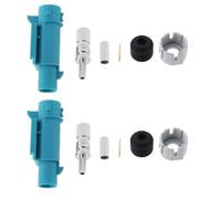 OTOTEC Lot de 2 connecteurs Z mâles étanches pour câble RG316 RG174 LMR100 Bleu
