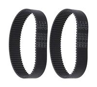 OTOTEC Lot de 2 courroies dentées en caoutchouc HTD 225-3M-17 75 dents compatibles avec PARKSIDE PEBS 900 / BOSCH PBS75A-GBS75AE / SILVERCREST
