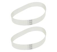 OTOTEC Lot de 2 courroies d'entraînement de tour 1,5 m x 90 dents 424 mm de long en polyuréthane transparent pour mini tours 0618 0618?3B