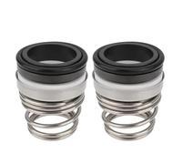 OTOTEC Lot de 2 joints d'arbre mécaniques de pompe à eau de 25 mm avec ressort hélicoïdal unique compatible avec pompe de circulation 155 pour arbres avec pompe à eau propre de 25 mm de diamètre