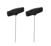 OTOTEC Lot de 2 outils de démontage de crochet d'instruments de voiture W140589023300 140589023300 Compatible avec Mercedes Benz W115 W114 W116 W107 W463 W460 W129 R129 SL