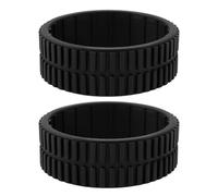 OTOTEC Lot de 2 pneus de rechange en caoutchouc pour robot de nettoyage compatibles avec i-Robot Braava Jet 240 241 244 compatible avec robot Mint 4200 4205
