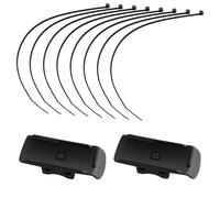 OTOTEC Lot de 2 supports de guidon de vélo compatibles avec Garmin eTrex 10 20 30 20 x 30x Compatible avec Garmin Oregon 200/300/400t/400i/400c