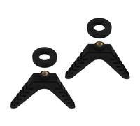 OTOTEC Lot de 2 supports pour appareil photo en nylon en forme de V pour trépied, longueur 87,5 mm, hauteur 65 mm, filetage M6 x 1,0