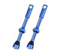 OTOTEC Lot de 2 Valves Tubeless Noir/Or/Bleu 60 mm en Alliage d'aluminium Compatible avec Peaty's Compatible avec Muc-Off
