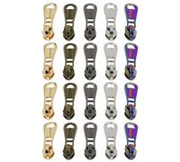 OTOTEC Lot de 20 curseurs de fermeture éclair en forme de cœur #5 de rechange pour fermeture éclair en nylon 42 x 12,5 mm pour bagages, valises, sacs, bottes, vêtements