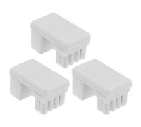 OTOTEC Lot de 3 adaptateurs ATX 8 broches mâle vers femelle à angle de 180 degrés GPU vers le bas pour carte graphique de bureau, blanc