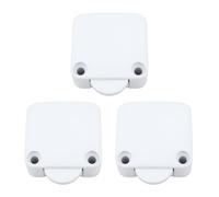 OTOTEC Lot de 3 interrupteurs de porte à réinitialisation automatique pour armoire 202 A 250 V Blanc
