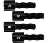 OTOTEC Lot de 4 ajusteurs de câble de vélo M6 23 mm de longueur compatible avec Shimano Compatible avec SRAM Noir