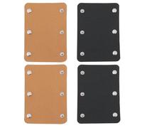 OTOTEC Lot de 4 housses en cuir avec poignée de sac à main pour sacs à main, sacs de courses, sacs de voyage, valises, sacs à main, portefeuilles pour sacs à main, fournitures d'artisanat, noir et