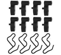 OTOTEC Lot de 4 kits de démarrage à double cliquet compatibles avec STIHL bg56 bg86 bg86c 1123 195 7200,1128 195 35 Noir