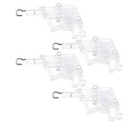OTOTEC Lot de 4 mécanismes d'inclinaison de baguette à profil bas de 5,1 cm avec crochet d'engrenage hexagonal de 2,2 cm pour stores à rail bas