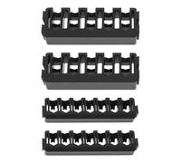 OTOTEC Lot de 4 porte-embouts compatibles avec DeWalt - Compatible avec étui rigide - Peut contenir 14 embouts de 2,5 cm et 10 embouts de 5,1 cm - Organiseur de forets en plastique