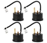 OTOTEC Lot de 4 protecteurs thermiques de surcharge pour réfrigérateur 1/5 HP 150 W Compatible avec compresseurs 1/5 HP Réinitialisation automatique