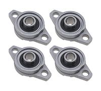 OTOTEC Lot de 4 roulements à bride losange horizontale KFL000 - 10 mm - Avec trou d'arbre - Auto-alignés - Pour imprimante 3D - Machines de traitement de film