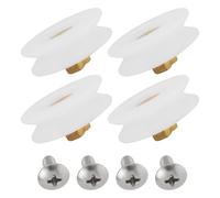 OTOTEC Lot de 4 Roulettes Coulissantes pour Porte de Serre 22,5 Mm Compatible avec HALLS Et Compatible avec JULIANA