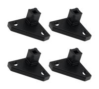 OTOTEC Lot de 4 Supports de Pied de Gazebo pour Tente Escamotable pour Poteaux de Chambre à Air D'environ 20 Mm