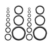 OTOTEC Lot de 40 anneaux guidants en céramique pour canne à pêche - 10 tailles - 4,8 mm - 29,9 mm de diamètre extérieur - Noir