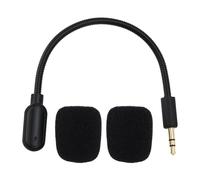 OTOTEC Microphone de jeu amovible de 3,5 mm compatible avec casque de jeu sans fil Razer Barracuda X Noir
