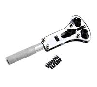 OTOTEC Professionnelle Ouvre Boîtier de Montre Retour Couvercle Réparation Outil de Dépose Clé Vis Kit d'ouverture avec Vis Démontage 6 Jeux de 18 Pinces pour Changeur de Batterie d'horloger