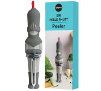 OTOTO Sir Peels A-Lot Éplucheur de légumes médiéval - Éplucheur de légumes pivotant pour cuisine, gadgets de cuisine, cadeaux de cuisine, pommes de terre, légumes, fruits, accessoires de cuisine