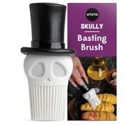 Ototo Pinceau de cuisine Skully Silicone Noir