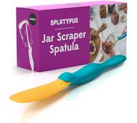 OTOTO Splatypus Spatule en silicone pour bocaux - Gadgets de cuisine amusants - Spatule crêpes sans BPA, 100% sûre pour aliments - Couteau à beurre et confiture pour creuser et gratter