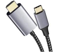 Ototon® Câble USB C vers HDMI 4K 60Hz Câble Type C HDMI Pour Thunderbolt 3 MacBook Pro iPad Pro Galaxy S21 Ultra S20 S10 - 1.8M