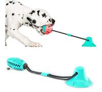 Ototon Jouet à MâCher Ventouse Chien Molaire Multifonction Jouet à Tirer avec Brosse à Dents pour MâCher Nettoyage Jouer (D)