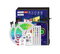 Ototon Ruban LED 30M Bande LED WiFi Intelligent SMD5050 RGB Auto-Adhésif avec Télécommande 44 Touches Compatible avec Alexa Echo, Google Home, Décoration pour Intérieur Maison (30M)