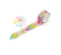 Ototon Washi Tape Pétales de Fleurs Ruban Adhésif Masking Tape Autocollant Papier Décoratif Pour DIY Scrapbooking Journal Artisanat 200 Pièces (E)