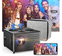 OTOUCH Projecteur Native 1080P 18000LM/800ANSI 5G WiFi Bluetooth Projecteur 4K Support ±50° 4P Keystone/Phone Sync/HiFi Speakers/BT Remote/500''/50% Zoom pour téléphone PC TV Stick PPT Home 2023 Mise