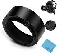 Otover Pare-Soleil Standard À Visser En Métal 52 Mm Avec Bouchon D'Objectif Central Pour Appareil Photo Nikon Sony Pentax Olympus Fuji Sumsung Leica + Chiffon De Nettoyage[GOP6256231]