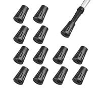 OTraki 12 Pièces Embout Baton de Marche Nordique Bequille Randonnee Universel Embout Canne Protecteurs pour Asphalte Tampon pour Bâtons de Trekking -Conviennent aux Tubes de 11mm