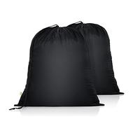 OTraki 2 Pcs Sac à Linge Sale, Voyage Pliable Sac de Rangement Cordon de Serrage Sacoche à Linge en Sacs de Blanchisserie pour Jouets Maison Dortoir Camping Collège