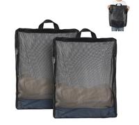 OTraki 2 Pièces Filet Linge Machine à Laver, 40x50cm Sac Linge Sale Voyage avec Poignées et Fermeture éclair, Filet De Lavage pour Les Vêtements Délicats, Soutiens-Gorge, Chaussettes