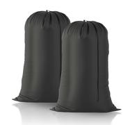 OTraki 2 Pièces Sac Linge Sale Voyage Large,70x115cm Sacs de Linge Pliables avec Cordon de Serrage,Sac Portable pour Vêtement,Léger Sacs de Linge Pliables pour Hôtel Dortoir Voyages