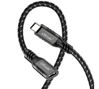 OTraki 240W Câble d'Extension USB C, 20Gbps Rallonge USB C 4K@60Hz Nylon Tressé Cable Type C Mâle à Femelle Compatible avec iPhone 17 16 15 Plus Pro Max pour MacBook pour Galaxy SS25 24 S23 Ultra (1M)