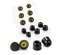 OTraki 6 Paires Embout Ecouteur Intra Auriculaire,Bouchons d'oreille De Remplacement en Silicone, Mousse À Mémoire Embouts De Rechange Earplugs Compatible avec La Plupart des Casques Audio(S/M/L)