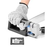 OTraki Aiguiseur Couteaux Professionnel 3 en 1 Cuisine Affuteur de Couteaux Manuel Antidérapante Eguiseur de Couteau avec Poignée Angle Réglable Knife Sharpener pour Couteaux de Cuisin et Ciseaux