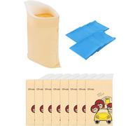 OTraki d'urinoir Jetable 8 Pièces,Toilettes Portables pour Le Camping,Super Absorbant Sacs à Pipi Pisse Debout Sac,Sac a vomi Voiture,urinoirs Portables pour Femmes,Hommes et Enfants