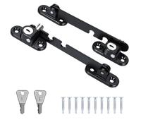 OTraki Kit de compensation d'inclinaison pour fenêtres, 2 pièces, blanc, 14 cm, mécanisme de verrouillage d'inclinaison pour fenêtres oscillo-battantes, pour fenêtres en PVC et autres surfaces