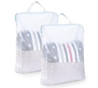 OTraki Lot de 2 Filet Linge Machine à Laver 60 x 80 cm, Sac Linge Sale Voyage avec Poignée Fermeture Eclair, Filet Lavage Machine à laver pour Sous-vêtements Blouse Chemises